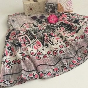 Vintage 1950s Style Novelty Tourist Skirt